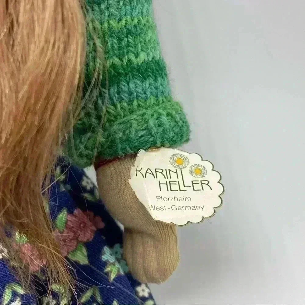 Karin Heller Doll 18” Jointed handcrafted handmade   Cloth tradwife